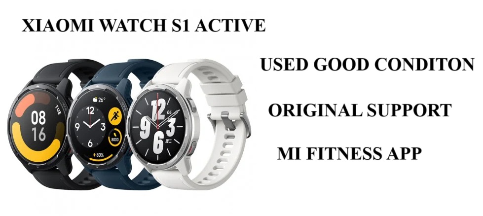MySatuMart | Xiaomi Watch S1 Active Used  Good 
Condition (Original)