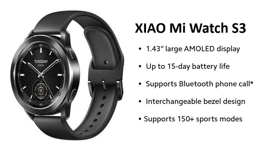 MySatuMart | Xiaomi Watch S3 46MM Smart Watch USED GOOD CONDITION