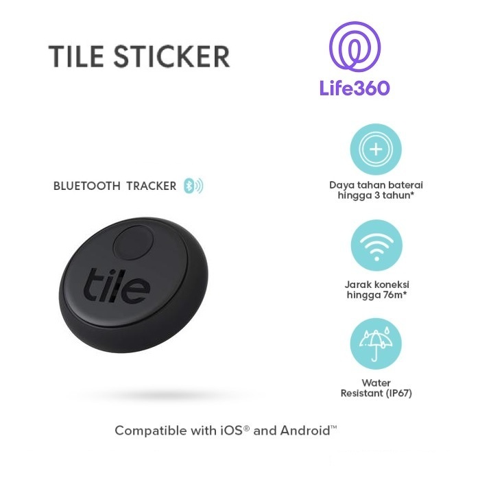 MySatuMart | TILE SMALL STICKER TRACKER Bulk Pack