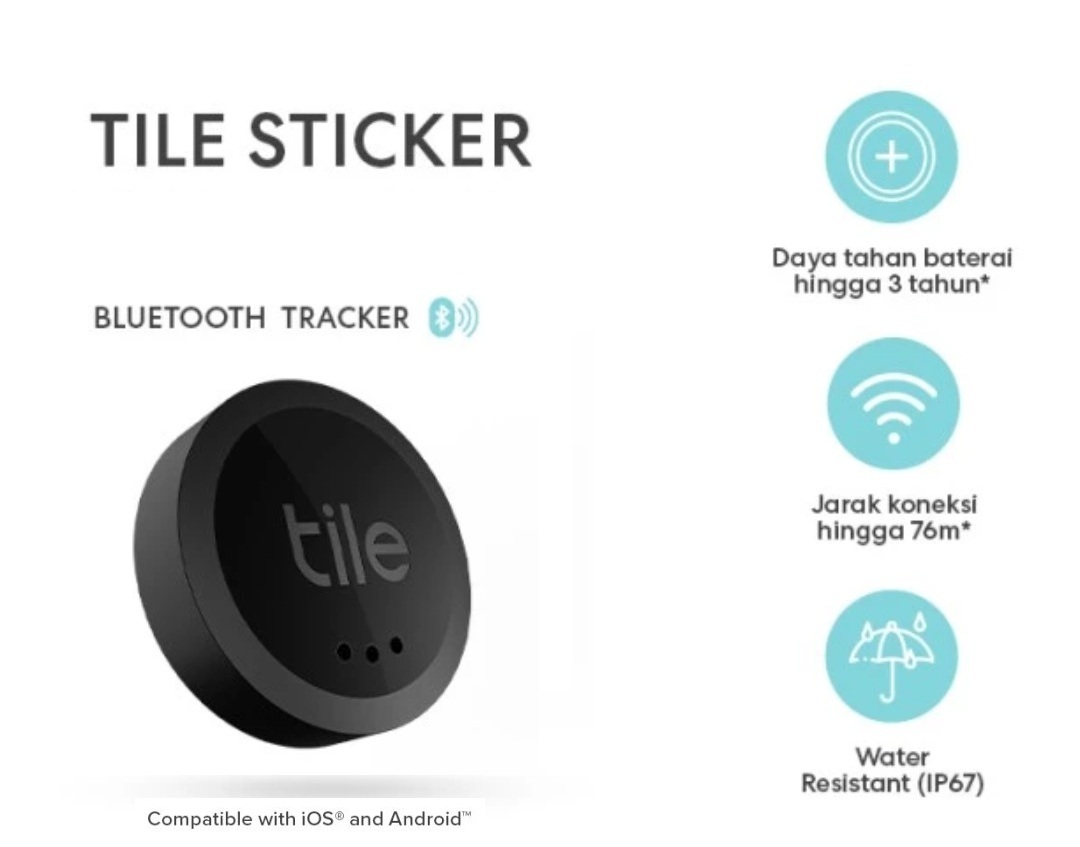 MySatuMart | TILE STICKER TRACKER Bulk Pack